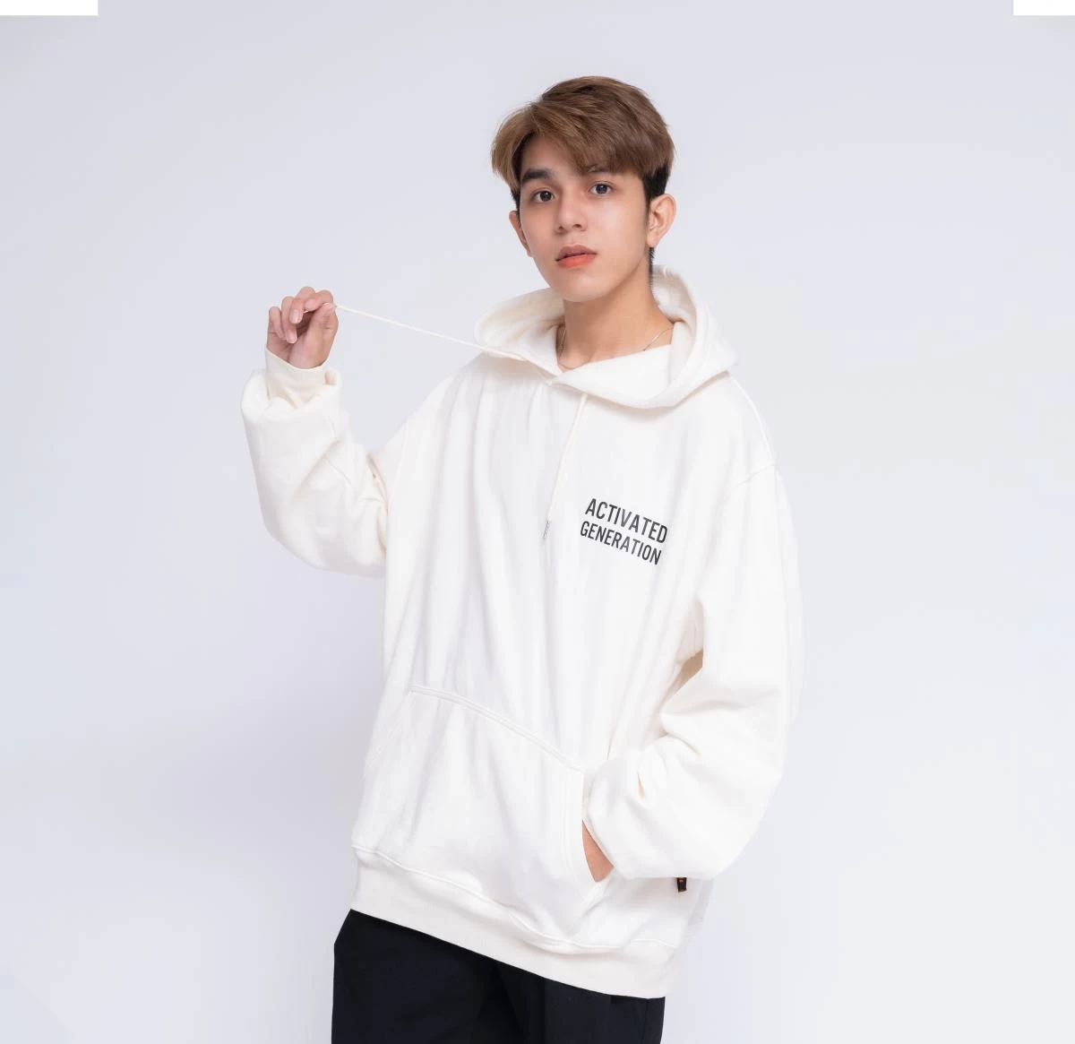 Áo Hoodie Oversized Nam Activated Generation Big Icon1