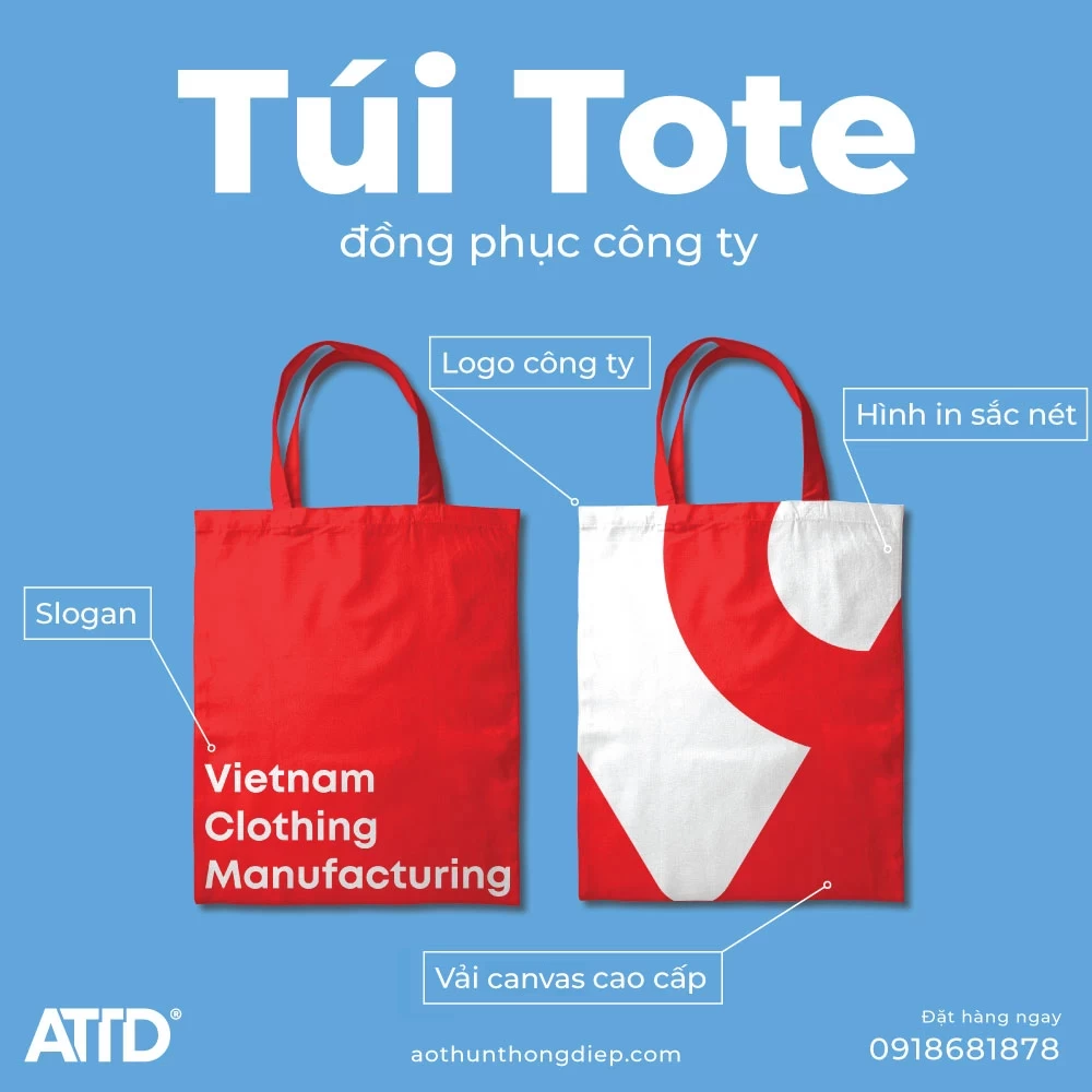 May In Túi Tote Đồng Phục Công Ty