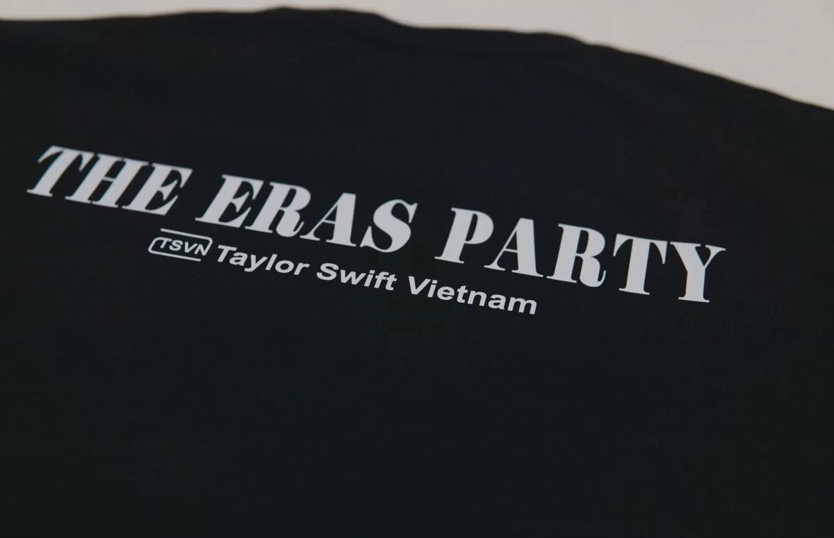 Gia Công May In T-Shirt Oversized - The Eras Party1