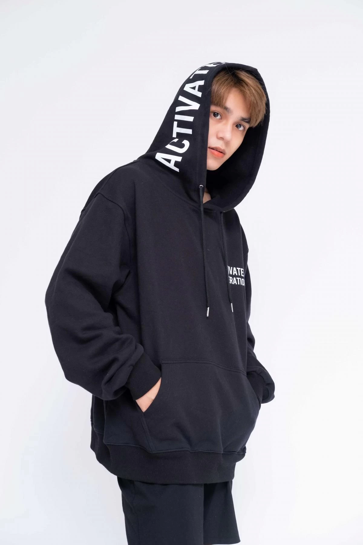 Gia Công Thời Trang Áo Hoodie Oversized Nam Activated Generation