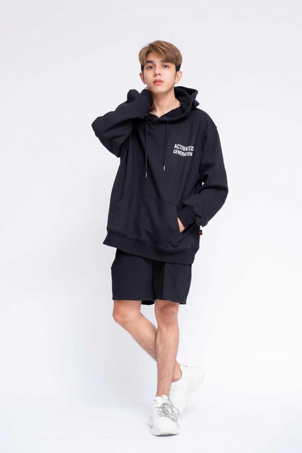 Gia Công Thời Trang Áo Hoodie Oversized Nam Activated Generation3