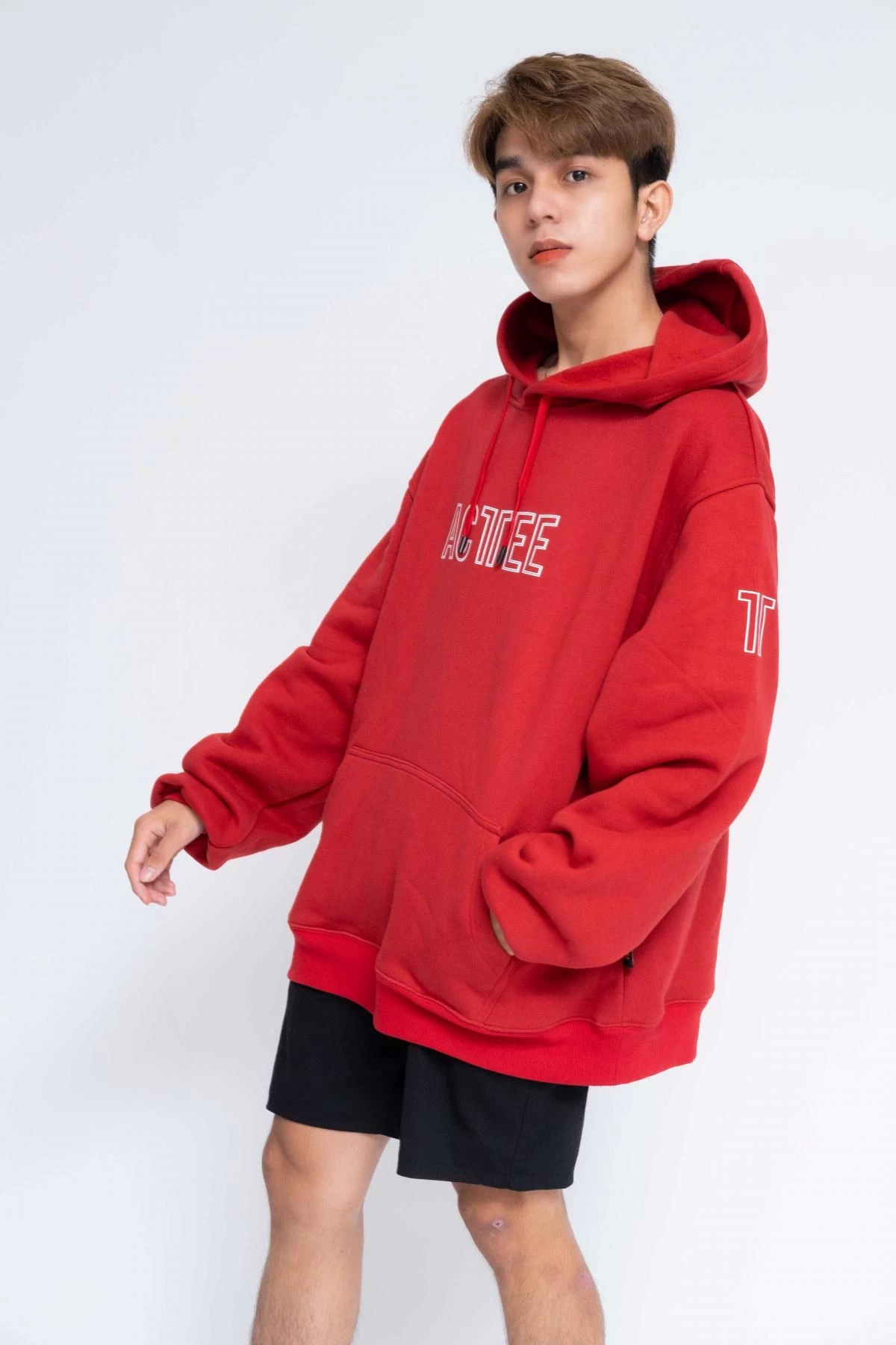 Gia Công Thời Trang Áo Hoodie Oversized Nam Acttee Line1