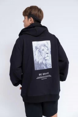 Gia Công Thời Trang Áo Hoodie Oversized Nam Be Brave