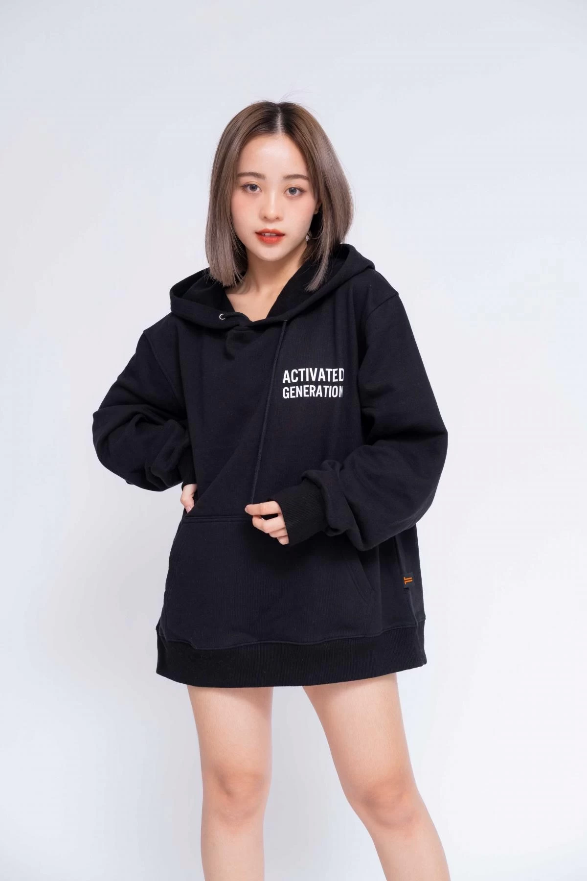 Gia Công Thời Trang Áo Hoodie Oversized Nữ Activated Generation