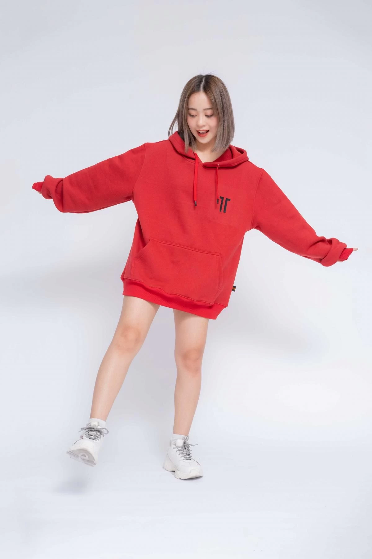 Gia Công Thời Trang Áo Oversized Hoodie Nữ Acttee Icon5