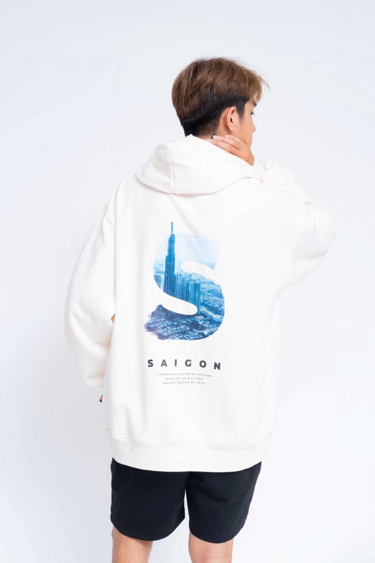 Gia Công Thời Trang Hoodie Oversized Saigon Letter Of Vietnam1