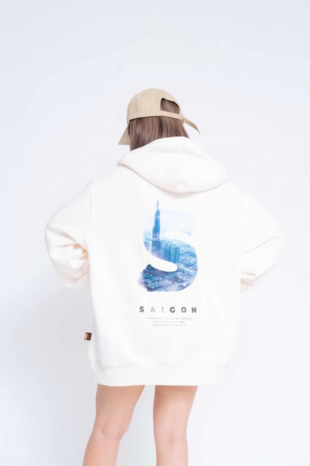 Gia Công Thời Trang Hoodie Oversized Saigon Letter Of Vietnam