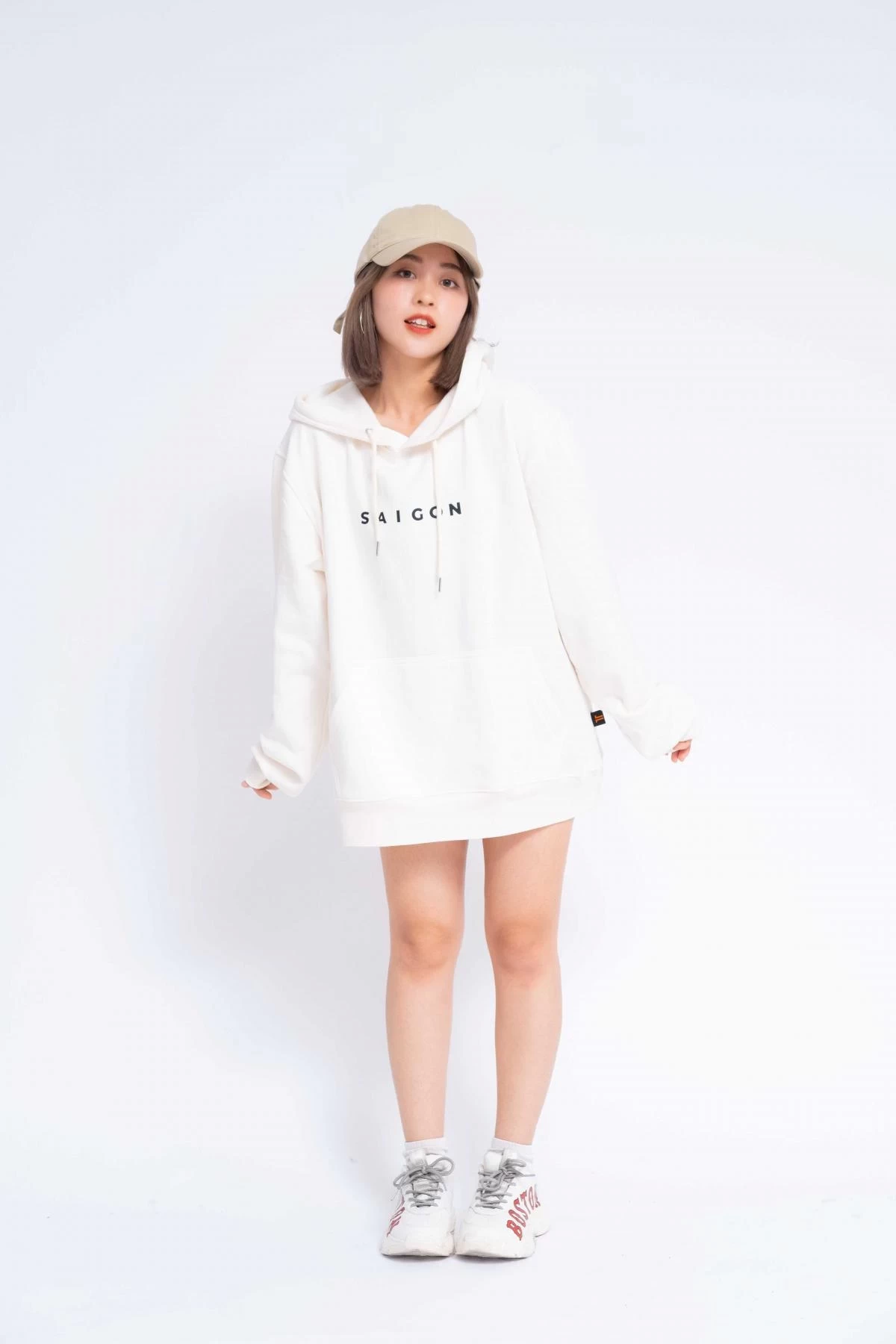 Gia Công Thời Trang Hoodie Oversized Saigon Letter Of Vietnam2