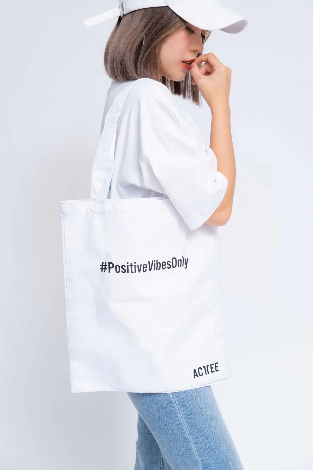 Túi Tote Positive Vibes Only3